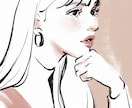 モードでおしゃれなアイコンイラスト描きます 華やか＆美しい！プレゼントにも◎ イメージ5