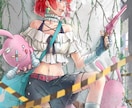 かっこいいorかわいいイラスト描きます アイコンやヘッダー・扉絵などかっこいいイラスト イメージ3