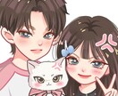 SNSアイコン 名刺 商用可イラスト似顔絵描きます あなたと大切な人の笑顔を、絵で残しませんか？ イメージ4