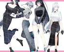 Live2D対応！キャラデザ→立ち絵作成いたします 表情差分2種類無料で制作します！ イメージ4