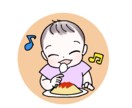 最安！赤ちゃんアイコン描きます ゆるくポップに！お子さんの可愛い姿絵にします♪ イメージ4