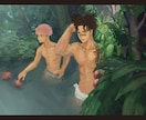 アイコン/背景込みの一枚絵、立ち絵などを描きます SNS等のアイコンや動画の1枚絵などに！ イメージ5