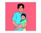 明るいカラーであなたらしい似顔絵を描きます 名刺やSNSのアイコンにも＊おしゃれなシンプル似顔絵 イメージ10