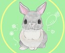 優しい色合いの癒されるペットアイコン描きます ふんわりとした水彩チックな塗りで可愛らしいイラストです イメージ6
