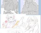 多様な絵柄でイラストを制作します 世界で1つの可愛い、かっこいいイラスト制作します！ イメージ3