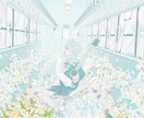 透明感のある女の子の一枚絵描きます 男の子や背景も！サムネやアイコンにどうぞ！ イメージ2