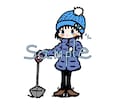女の子のミニキャラアイコンを作成します あなたのアイコンをひと目見てかわいいと思う絵柄に！ イメージ3