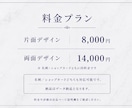 信頼感UPする名刺・ショップカードデザインします 【修正無制限無料】ご納得頂けるまでお客様に寄り添います イメージ2