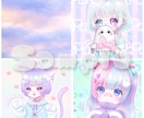 SNSアイコンイラスト描きます 中性男子、可愛い女子等お任せ下さい！ イメージ3
