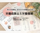 写真を送るだけ！毎日の食事栄養を算出します “自分だけの食事栄養レポート”をお届け【栄養算出のみプラン】 イメージ1