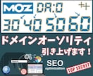 外部SEO対策！MOZのDA30以上にします オプションで「DA60以上」も可能！ イメージ1