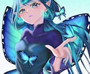 鮮やかで綺麗な女の子のイラストを作成します キャラクターが際立つ鮮やかなイラスト、使用用途は相談可能 イメージ1