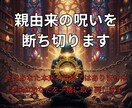 性格ではありません。親由来の「呪い」を視ます 自責の連鎖を断ち切り、本来のあなたを一緒に取り戻します イメージ1