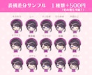 配信やグッズを華やかに！可愛いミニキャラ制作します 配信を盛り上げたい！オリジナルのアクキー制作してみたい！方へ イメージ5