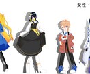 TRPG、VTuber用立ち絵製作致します 可愛くてカッコイイイラスト描きます！ イメージ2