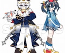 キャラクターデザイン・立ち絵の制作をします ゲームやTRPGの立ち絵、Vtuberのデザイン画などに！ イメージ4