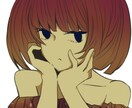 SNSのアイコン描きます サンプルのような絵柄で女の子を描きます イメージ3