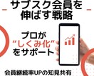 サブスク会員を増やすコツ教えます 【月額売上UP】サブスク会員を増やす施策・導線改善アドバイス イメージ1