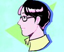 令和今っぽ80'sシティポップアイコン描きます レトロ好きによる横顔がエモいニューテイスト イメージ3