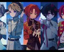 ポップなアニメ塗りキャラクターイラスト承ります ◆商用利用可◆キャラクター・衣装のデザインもお任せください！ イメージ10