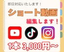 ショート動画を作成します 高品質な動画を制作します！即日対応・納品可能！ イメージ1