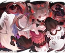 ソシャゲとコラボ気分！ソシャゲ風イラスト描きます 珍しい作風が目を惹く！グッズや動画サムネにも相性⭕️ イメージ6