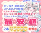 最安値！バズる動画作ります SNSは動画が必須！現役活動者が伸びる動画を制作します！ イメージ1