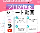 SNS運用会社がバズるショート動画を編集します 300社以上のSNS運用実績あり/毎月500本以上動画作成 イメージ1