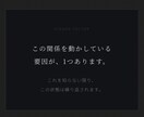 初期限定1500円 あなたの関係の構造、断定します その連絡、あなただけが意味を持たせています イメージ3