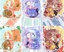 かわいい女の子のミニキャラ描きます 安く早く可愛い！幅広い使用用途です！ イメージ5