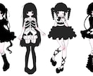 全身イラストを制作します ♡唯一無二の甘くて苦い世界観♡ イメージ8