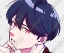 SNS・配信で使えるアイコン制作します クールで落ち着いた印象的なアイコン制作します！ イメージ1