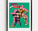 進撃の巨人風に似顔絵ウェルカムボード制作します お好きなアニメ、漫画作品で似顔絵ウェルカムボード制作 イメージ5