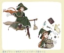 オリジナルキャラクターを作成します カラーラフで雰囲気をカタチに。 イメージ6