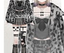 キャラクターイラスト、1枚絵制作します キャラクターデザイン込み、新衣装なども対応可能です。 イメージ6