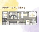 雰囲気のある民泊・広告用の間取り図を作成します 上品・ナチュラル・カジュアル等、ご希望に合わせて作成します！ イメージ3