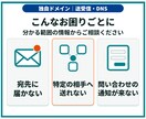 独自ドメインの送受信・DNS障害を診断修正します 届かない・送れない原因を切り分け、送受信設定を修正 イメージ2