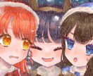 個人様用のイラスト描かせていただきます 料金安めに設定しております。観賞用やグッズ用等受け付けてます イメージ1
