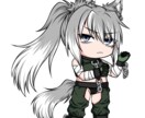 2頭身のかわいい立ち絵描きます アクリルグッズ、動画の立ち絵など、様々な所で使いやすいです！ イメージ2
