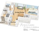 予約率を上げる！「集客用」3D間取り図作成します 唯一無二の”マーケティングツール”をお届け | 鳥瞰・俯瞰 イメージ6