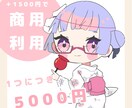 SDキャラ・デフォルトイラスト描きます アイコン用・グッズ用・live2d用 イメージ1