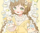 商用利用0円で人物キャライラスト描きます どこか温かみのある雰囲気の人物キャラクター(男性もOK) イメージ3