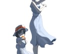 アイコンやSNS用のイラストを描きます アニメ調と厚塗りのどちらでも可能です。 イメージ3