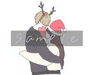 韓国風オシャレ◎線画アイコン描きます 淡い雰囲気でゆるっとオシャレ！ イメージ5
