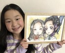 鬼滅などコラボもok★⭐︎可愛い似顔絵描きます プレゼントや還暦祝いなどにいかがでしょうか！？(*´ー｀*) イメージ2