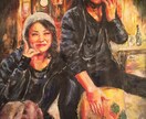 思い出の背景と組み合わせて手描きします アクリル絵の具や色鉛筆であなただけの絵を描きます イメージ3
