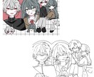詰め込み夢絵格安で描きます サンプル不足のため、格安で夢絵描きます！！ イメージ3