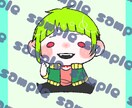 ゆるっと可愛いミニキャラを早めに納期させて頂きます ふわふわとした線で美味しそうなほっぺを意識してます☾ イメージ1