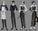 TRPG・ゲーム・配信用の立ち絵&イラスト承ります アイコンから一枚絵まで幅広く対応します！ イメージ8