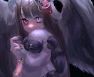 儚いイラスト描きます 世界観を重視した厚塗り風のイラスト制作 イメージ2